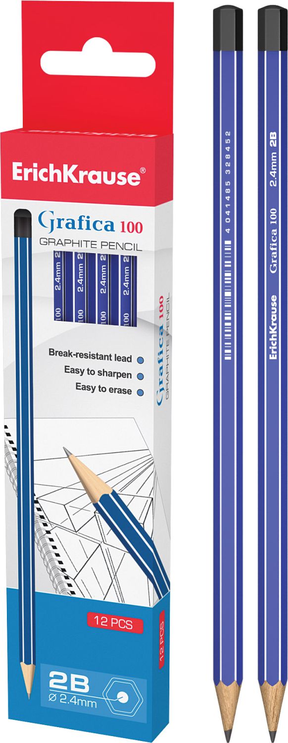 карандаш чернографитный EK HB Grafica 100 32847 45610 45483 карандаш чернографитный EK HB Grafica 100 32847 45610 45483