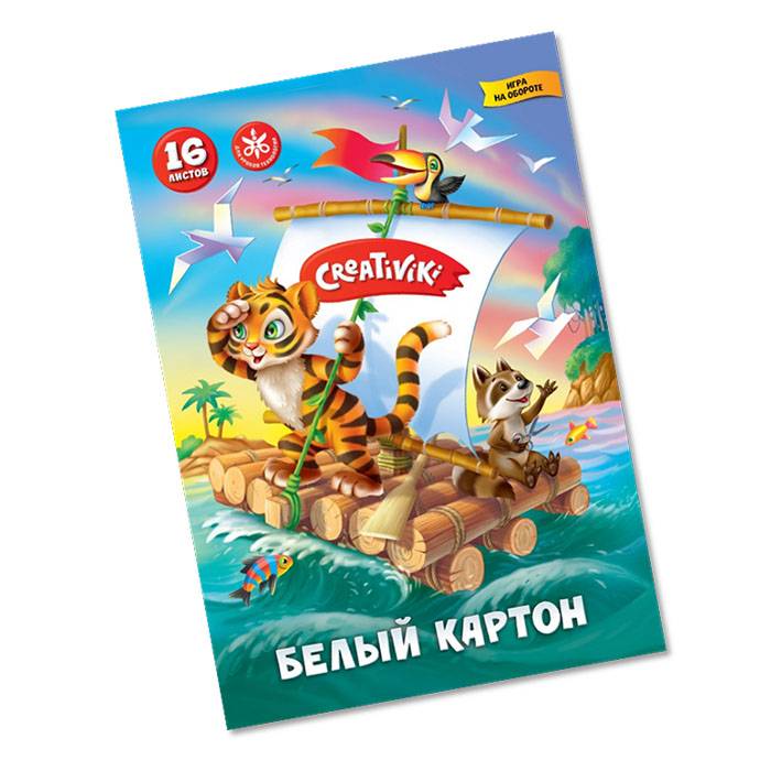 картон белый А4 16 л. Creativiki немел. 178054 картон белый А4 16 л. Creativiki немел. 178054