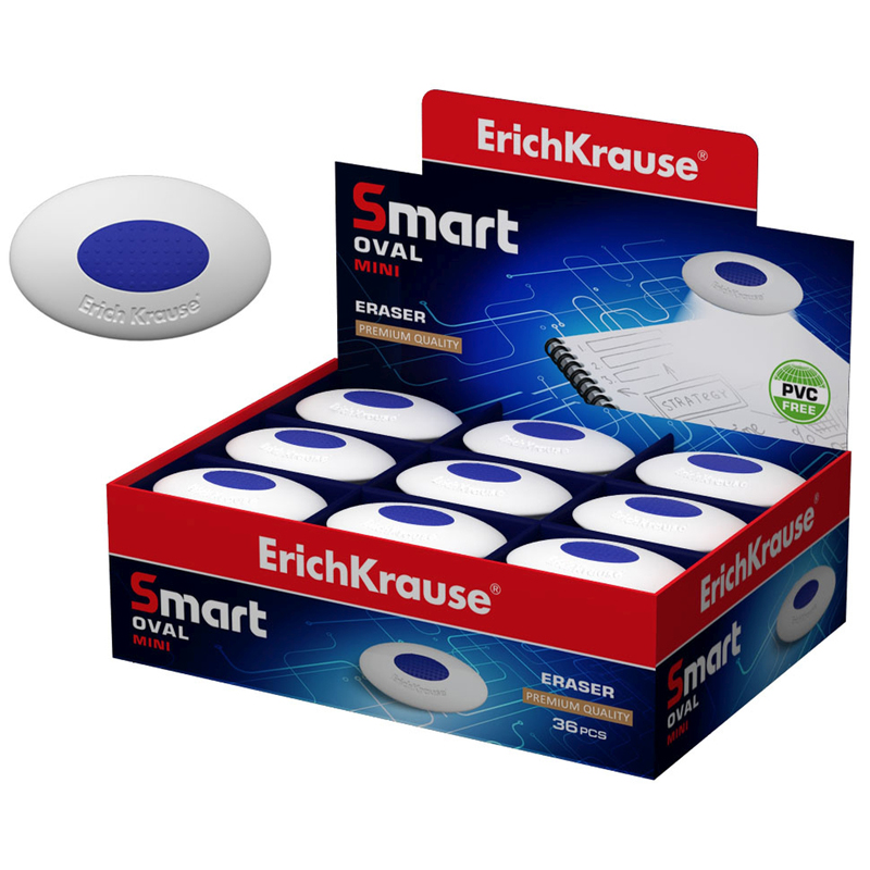 ластик Erich Krause Smart Mini Oval 45533 ластик Erich Krause Smart Mini Oval 45533